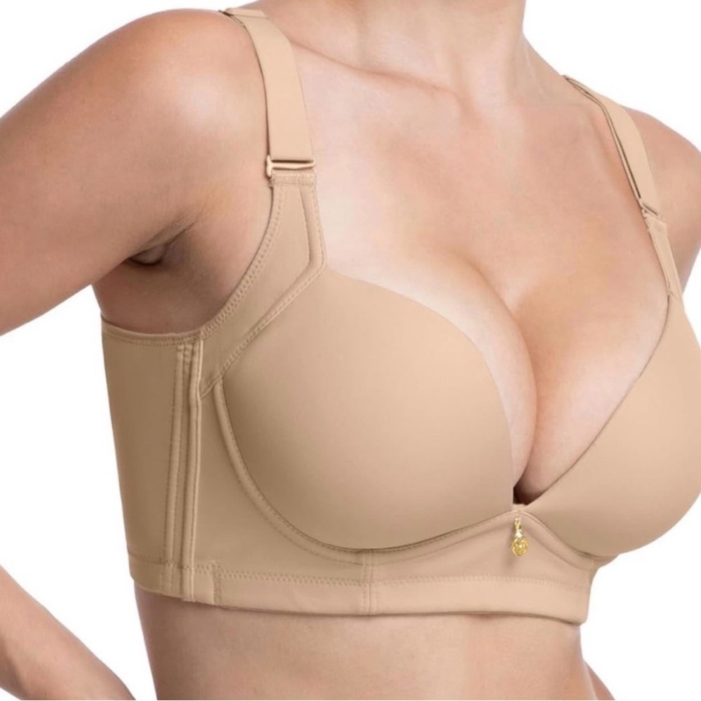 Fallsweet Beige Push Up Women's Bra